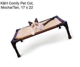 K&H Comfy Pet Cot, Mocha/Tan, 17\