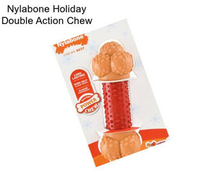 Nylabone Holiday Double Action Chew