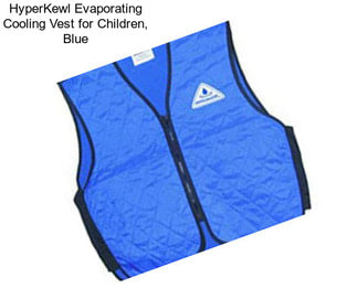 HyperKewl Evaporating Cooling Vest for Children, Blue