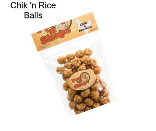 Chik \'n Rice Balls