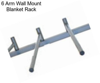6 Arm Wall Mount Blanket Rack