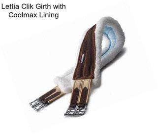 Lettia Clik Girth with Coolmax Lining