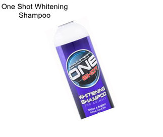 One Shot Whitening Shampoo
