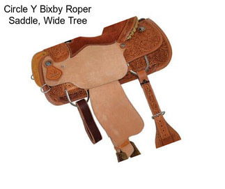 Circle Y Bixby Roper Saddle, Wide Tree