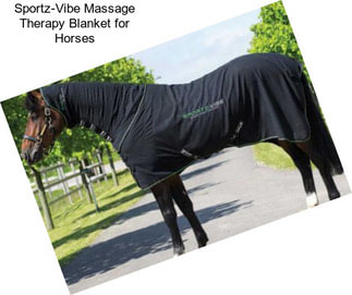 Sportz-Vibe Massage Therapy Blanket for Horses