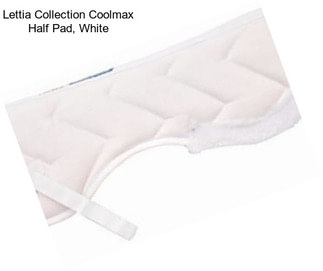 Lettia Collection Coolmax Half Pad, White