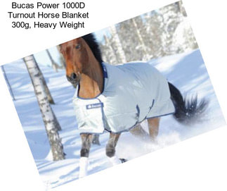 Bucas Power 1000D Turnout Horse Blanket 300g, Heavy Weight