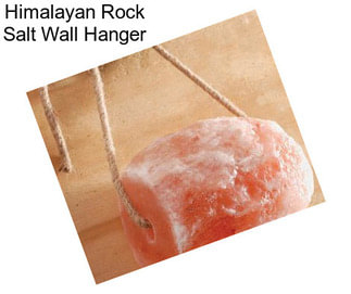 Himalayan Rock Salt Wall Hanger