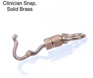 Clinician Snap, Solid Brass