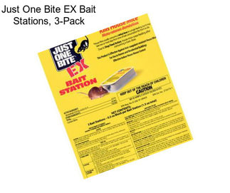 Just One Bite EX Bait Stations, 3-Pack