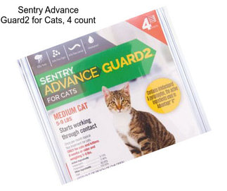 Sentry Advance Guard2 for Cats, 4 count