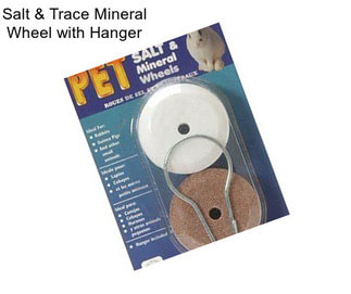 Salt & Trace Mineral Wheel with Hanger