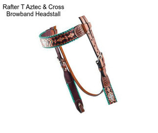 Rafter T Aztec & Cross Browband Headstall