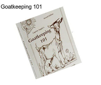 Goatkeeping 101