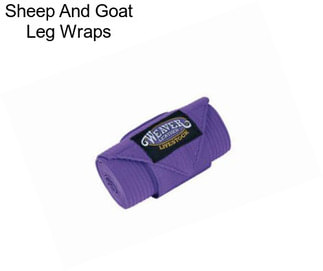 Sheep And Goat Leg Wraps
