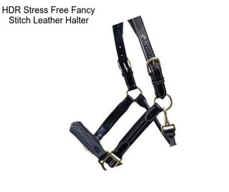 HDR Stress Free Fancy Stitch Leather Halter