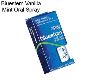 Bluestem Vanilla Mint Oral Spray