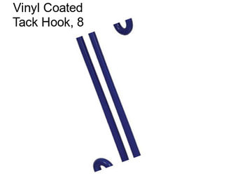 Vinyl Coated Tack Hook, 8\