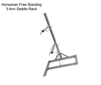 Horseman Free Standing 3 Arm Saddle Rack