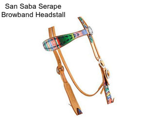 San Saba Serape Browband Headstall