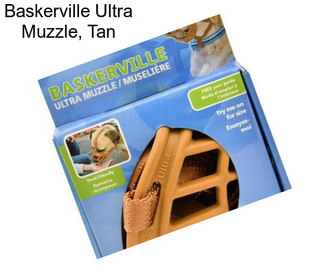 Baskerville Ultra Muzzle, Tan