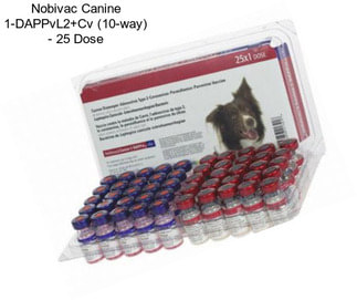 Nobivac Canine 1-DAPPvL2+Cv (10-way) - 25 Dose