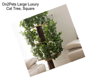 On2Pets Large Luxury Cat Tree, Square