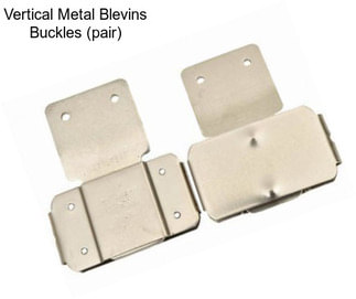 Vertical Metal Blevins Buckles (pair)