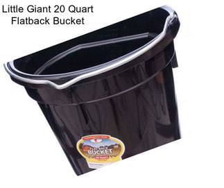 Little Giant 20 Quart Flatback Bucket