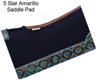 5 Star Amarillo Saddle Pad