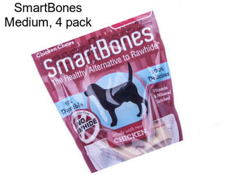 SmartBones Medium, 4 pack