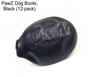 PawZ Dog Boots, Black (12-pack)