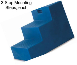 3-Step Mounting Steps, each