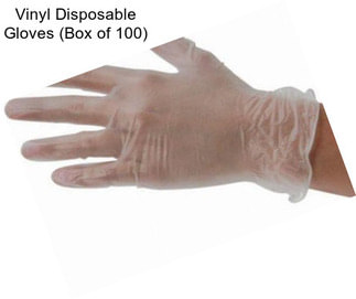 Vinyl Disposable Gloves (Box of 100)