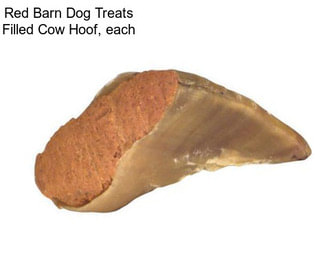 Red Barn Dog Treats Filled Cow Hoof, each