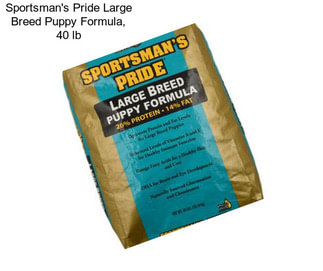 Sportsman\'s Pride Large Breed Puppy Formula, 40 lb