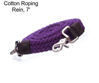 Cotton Roping Rein, 7\'