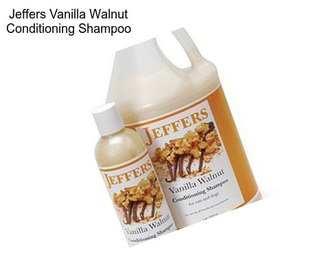 Jeffers Vanilla Walnut Conditioning Shampoo