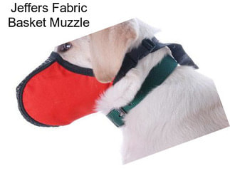 Jeffers Fabric Basket Muzzle