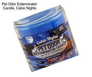 Pet Odor Exterminator Candle, Cabin Nights