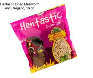 Hentastic Dried Mealworm and Oregano, 16 oz