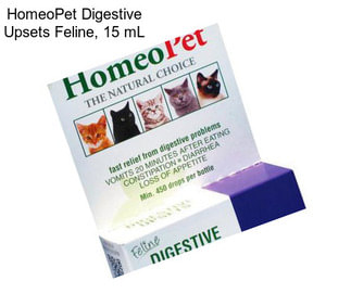 HomeoPet Digestive Upsets Feline, 15 mL