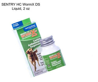SENTRY HC WormX DS Liquid, 2 oz