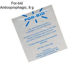 For-bid Anticoprophagic, 8 g