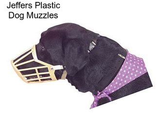 Jeffers Plastic Dog Muzzles