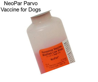 NeoPar Parvo Vaccine for Dogs
