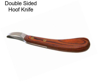 Double Sided Hoof Knife