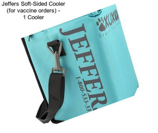 Jeffers Soft-Sided Cooler (for vaccine orders) - 1 Cooler
