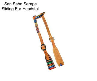 San Saba Serape Sliding Ear Headstall