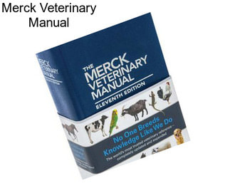 Merck Veterinary Manual